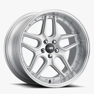 ESR CS15 18X10.5 ET22 (5X114.3 / 72.56) - Hyper Silver - Machined Lip